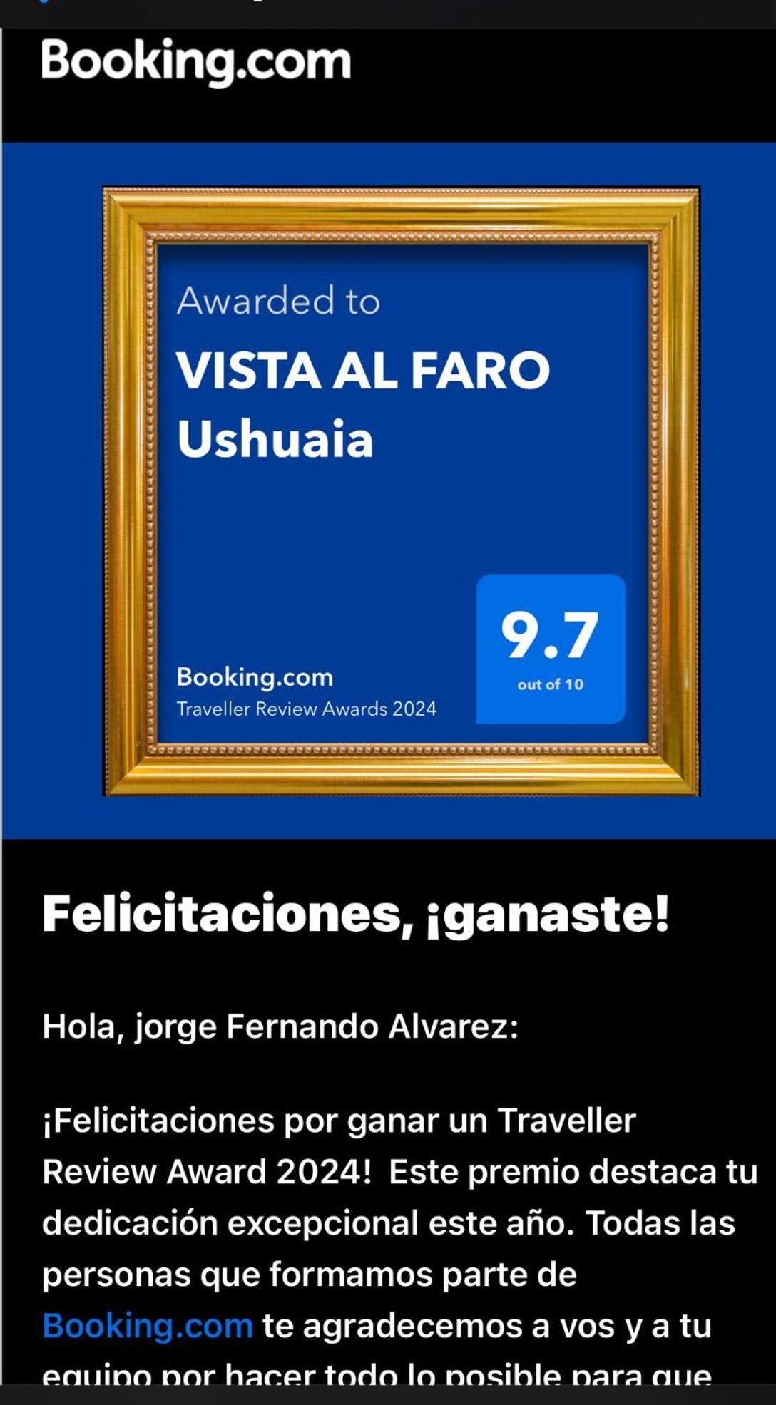 Ferienwohnung Vista Al Faro Ushuaia Exterior foto